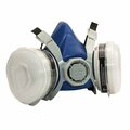 Msa Safety Half Mask Respirator, M Mask, P95 Filter Class, 95 % Filter Efficiency, Organic Vapor Cartridge, Blue 817664